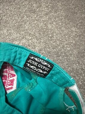 Junk Gypsy Teal Cotton Hat - Women's Accessory